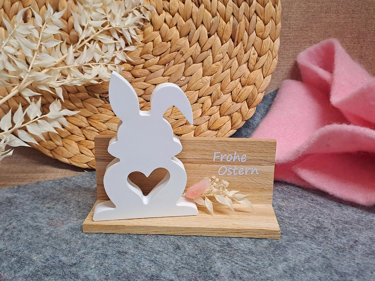 "Frohe Ostern"- Deko