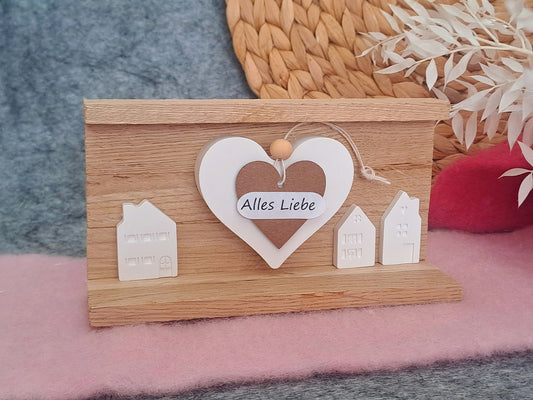 Mini-Häuschen "Alles Liebe"