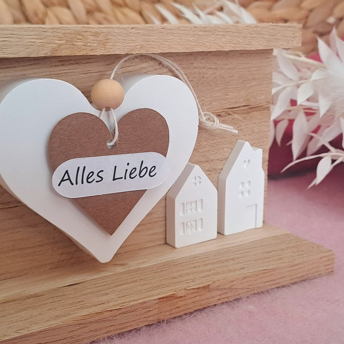 Mini-Häuschen "Alles Liebe"