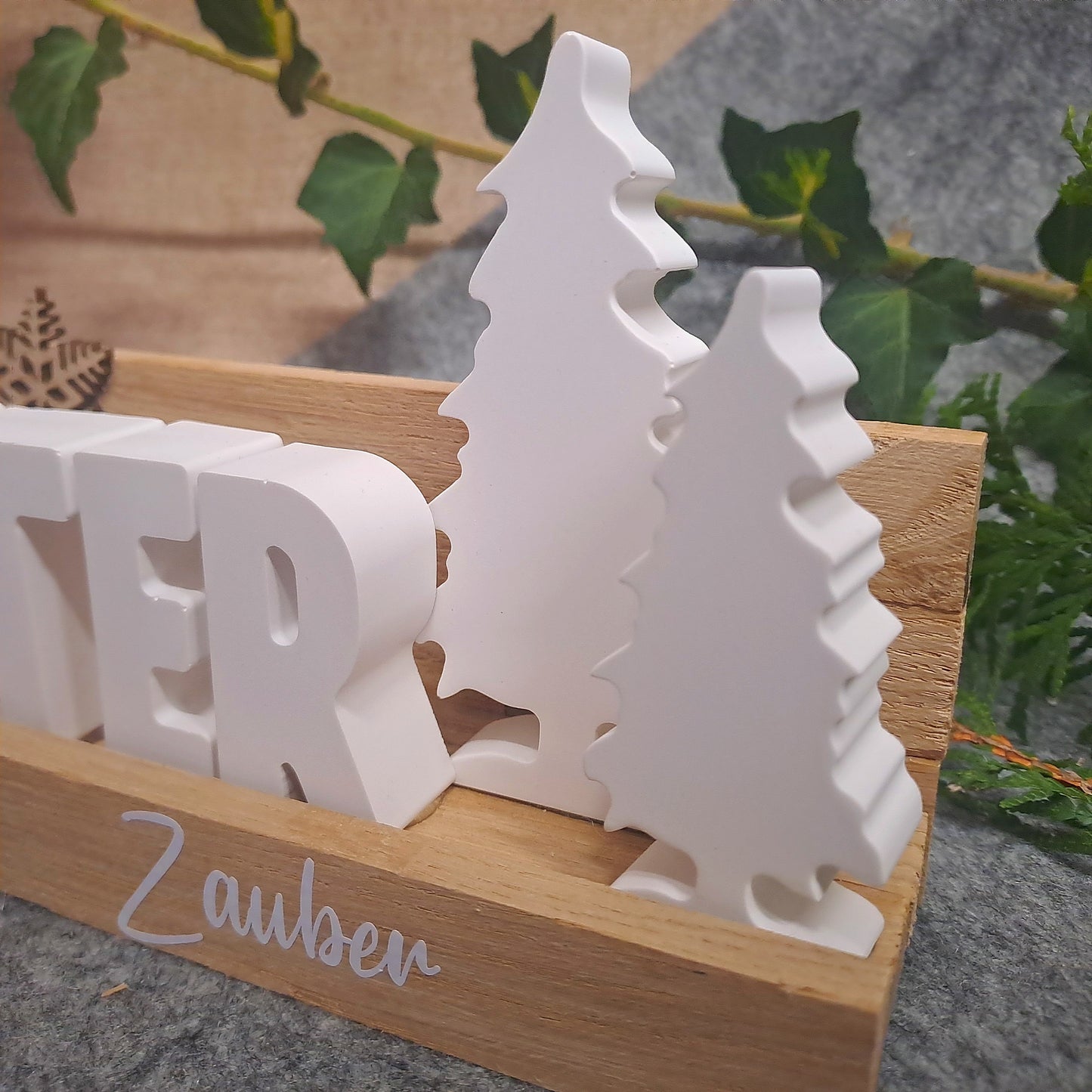 Winterzauber mit Tannenbaum