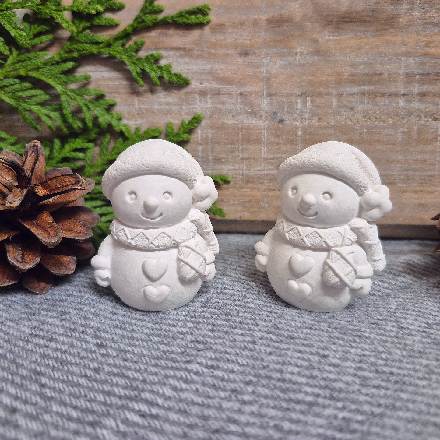 Wichtel und Schneemänner