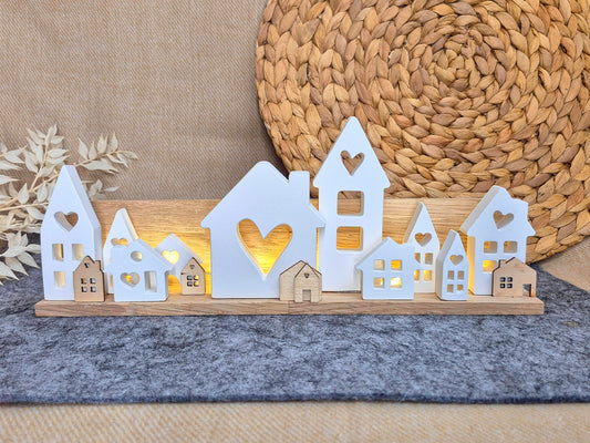 Leuchtende Lichtstadt